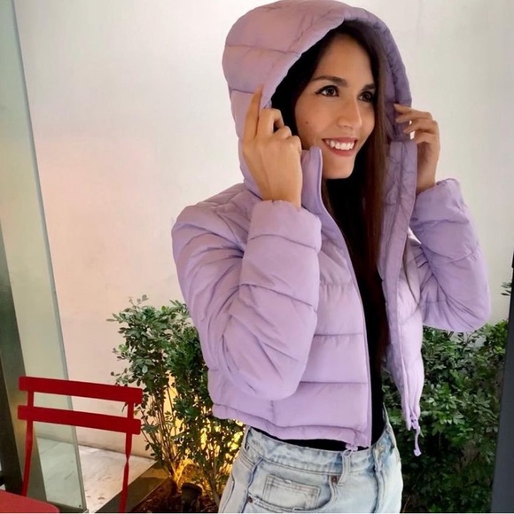 Zara Cropped puffer jacket - Picture 2 of 4
